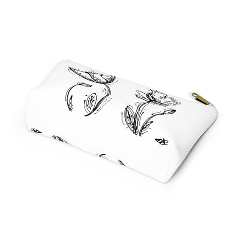 Poppy Silhouette Small/Large - Accessory Pouch w T-bottom