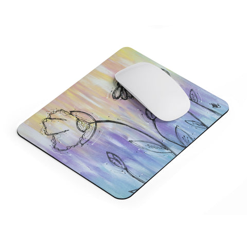Pastel Misc Flower Mouse pad