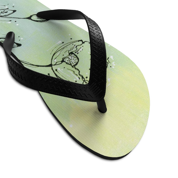 Lilly's Flower - Unisex Flip-Flops