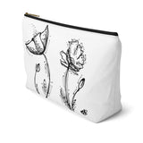 Poppy Silhouette Small/Large - Accessory Pouch w T-bottom