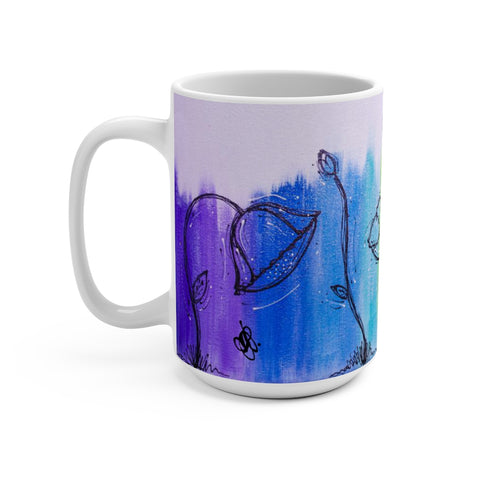Rainbow Poppy 15 oz. Mug