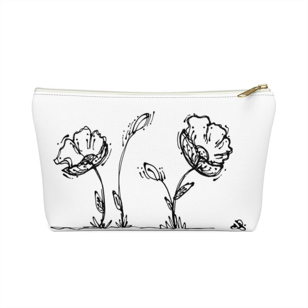 Poppy Accessory Pouch w T-bottom