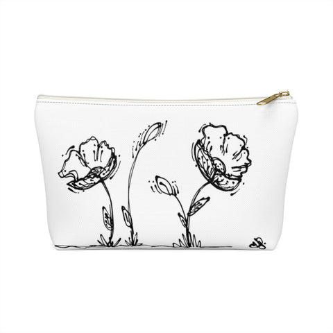 Poppy Accessory Pouch w T-bottom